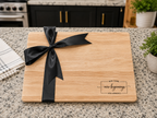 Personalized Rubber Wood Cutting Board