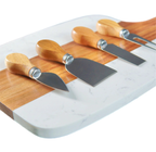 Medium Handle Serving Board with 4 Utensils
