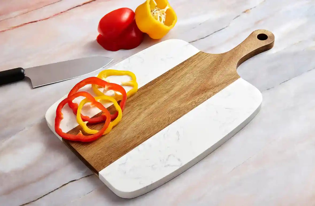 Acacia Marble Cutting  and  Wood Board