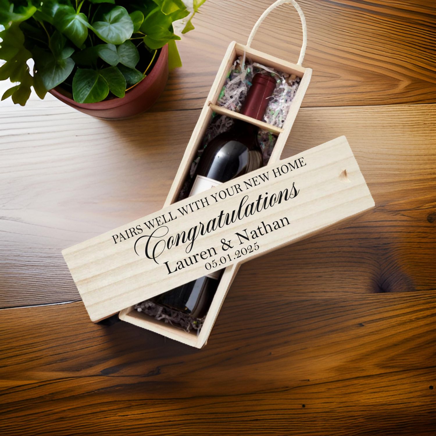 Personalized Wine Box