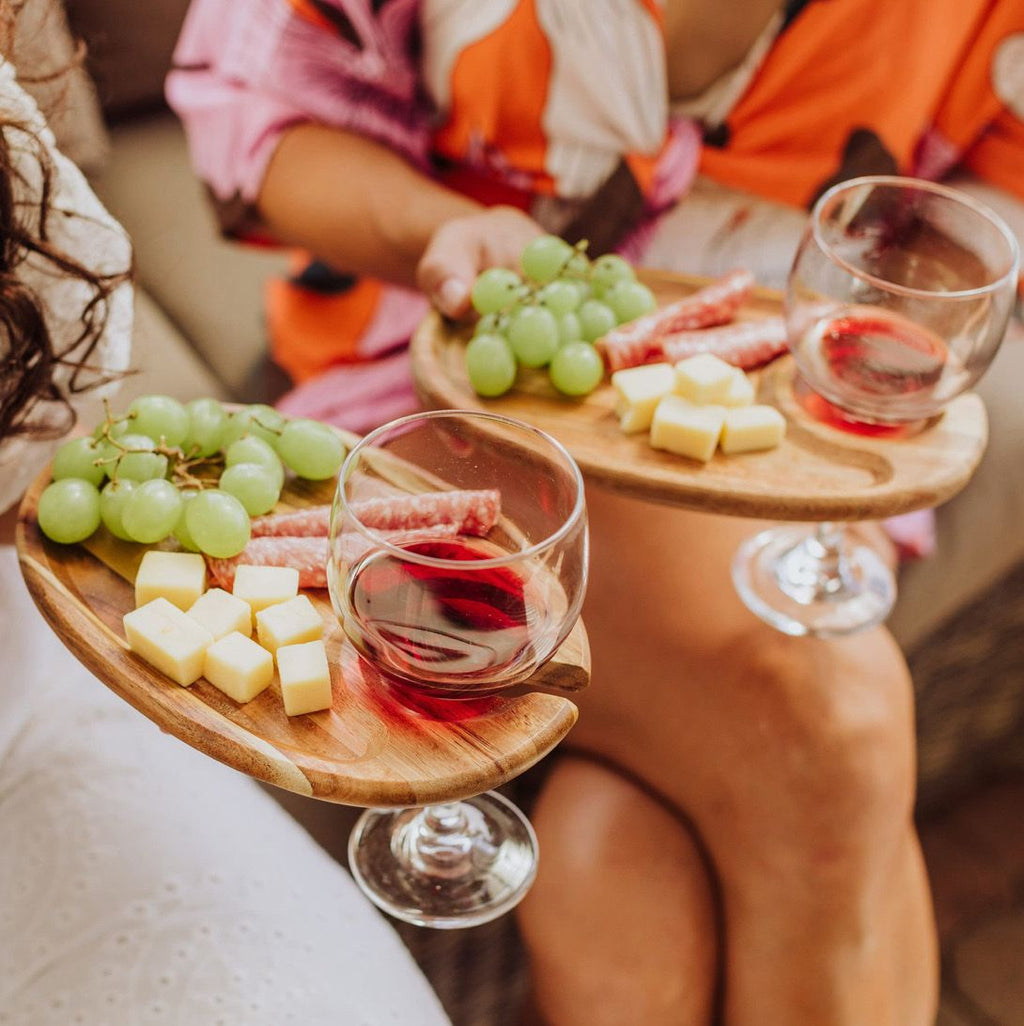 Custom Wine Snack Tray Bundle | Personalized Wine Gift