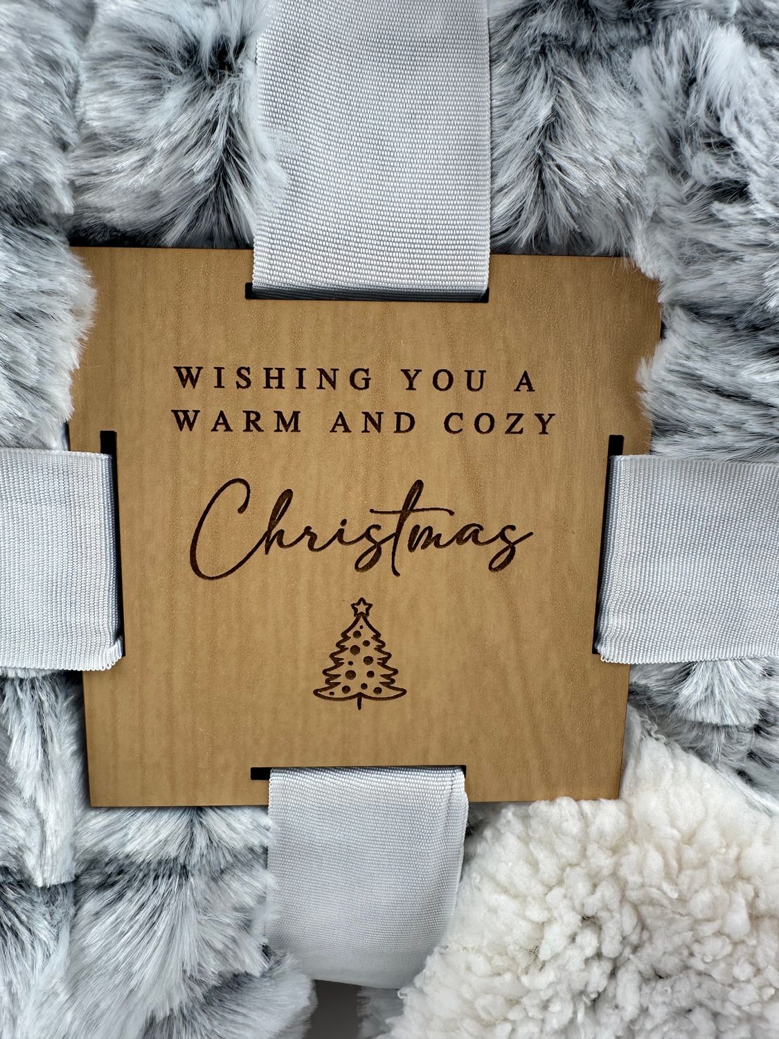 Reversible Micromink to Faux-Sherpa Tie-Dye Throw, 50" x 60