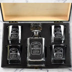 Engraved Decanters & Glass Sets 