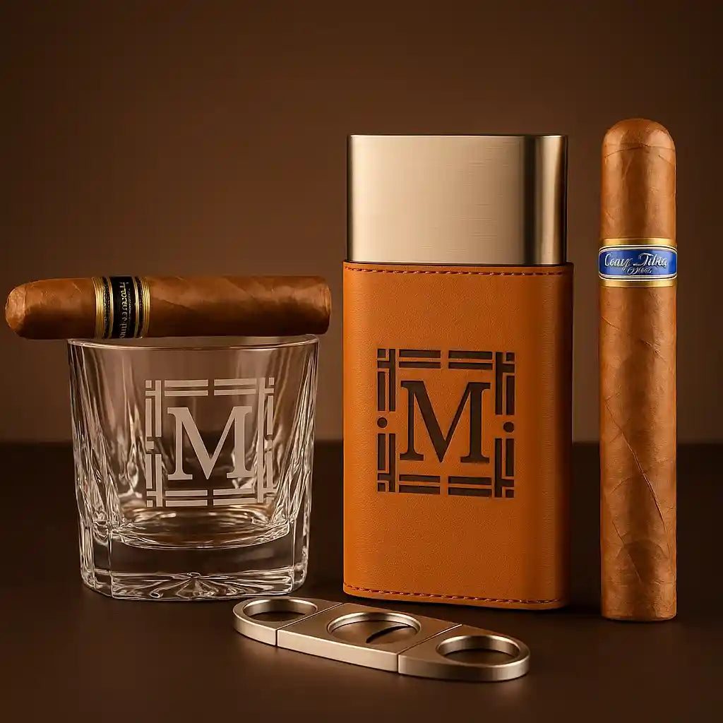 Engraved Whiskey Glass