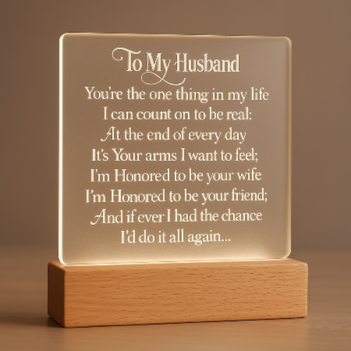 To My Husband LED Display