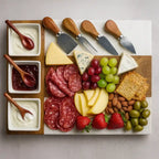 Serving Board with 4 Utensils