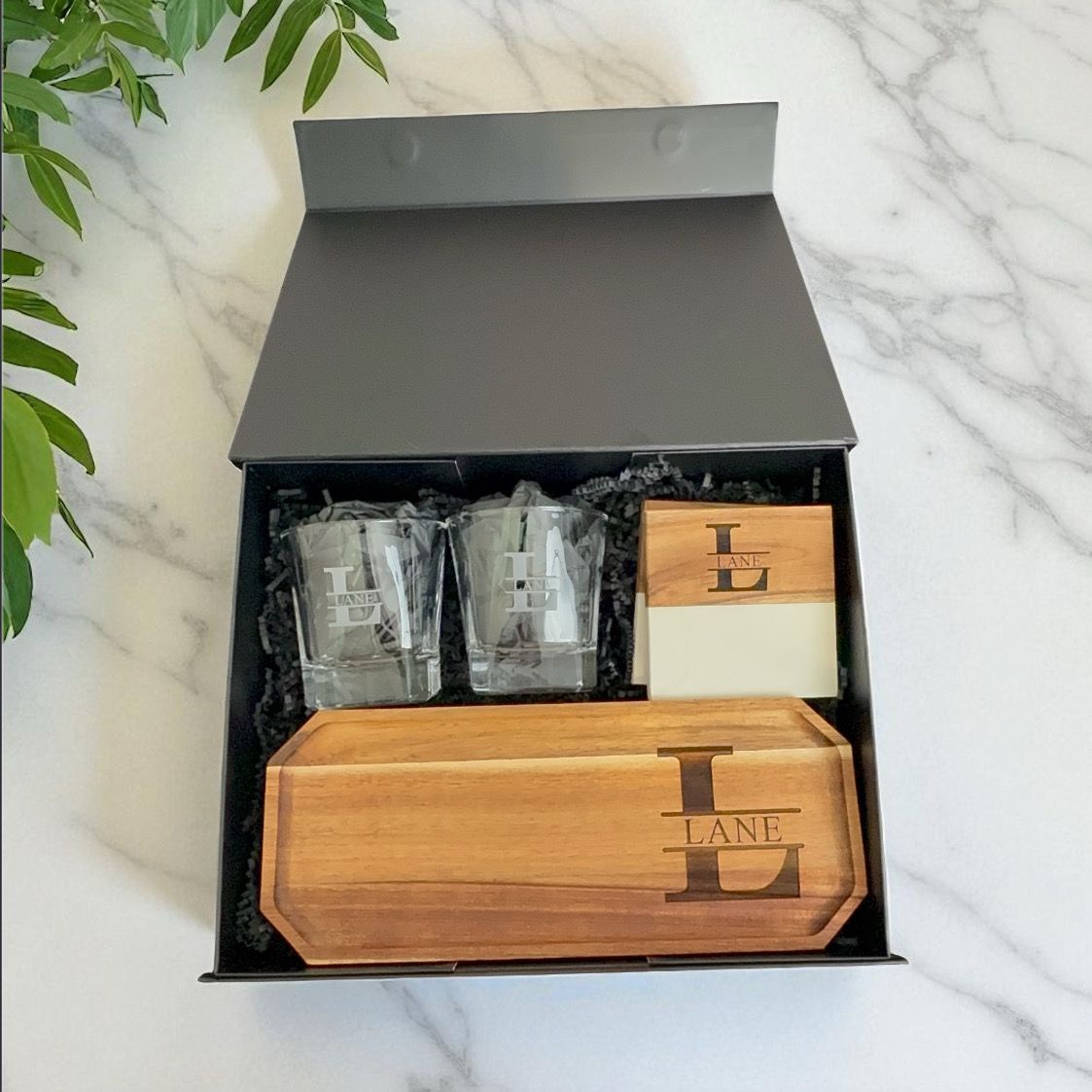 Drop & Relax Personalized Gift Box – Monogrammed Set