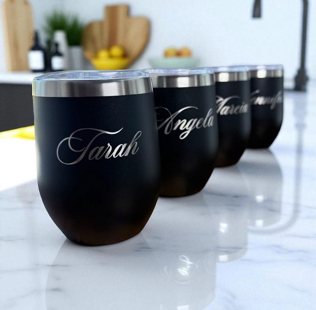 12 oz Personalized Double-Wall Tumblers