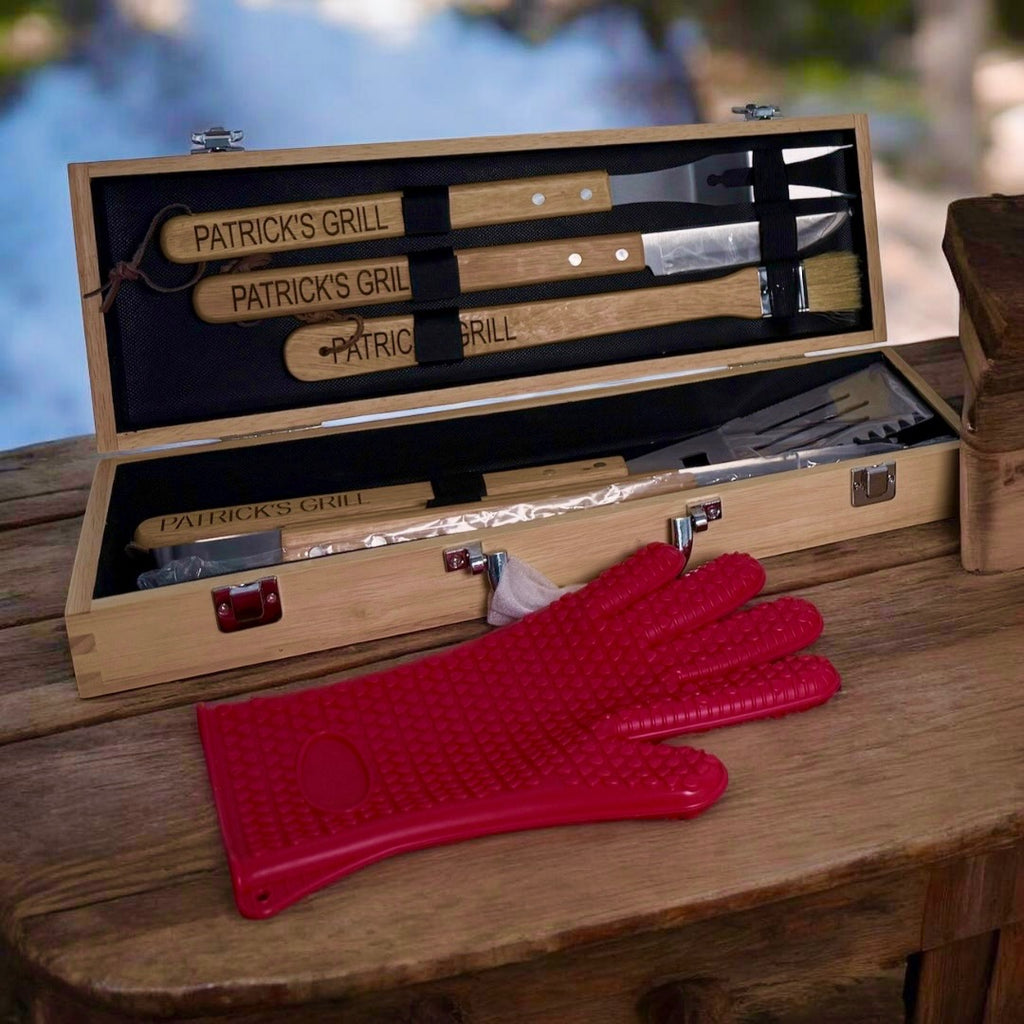 11-Piece Personalized BBQ Grill Set