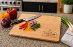 Personalized Rubber Wood Cutting Board
