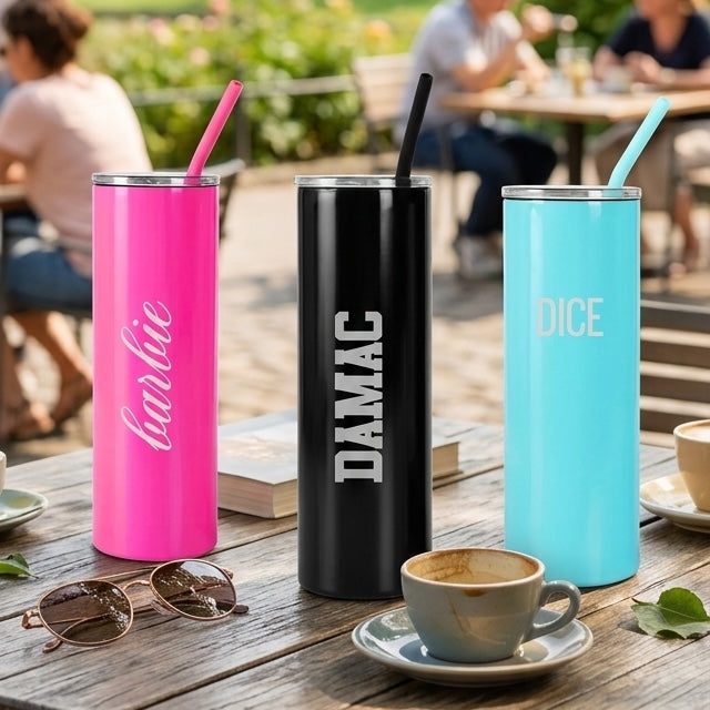 Personalized 20oz Skinny Tumblers