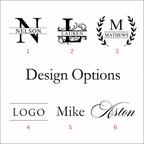 Personalized Leatherette Drop Tray & Coaster Gift Set