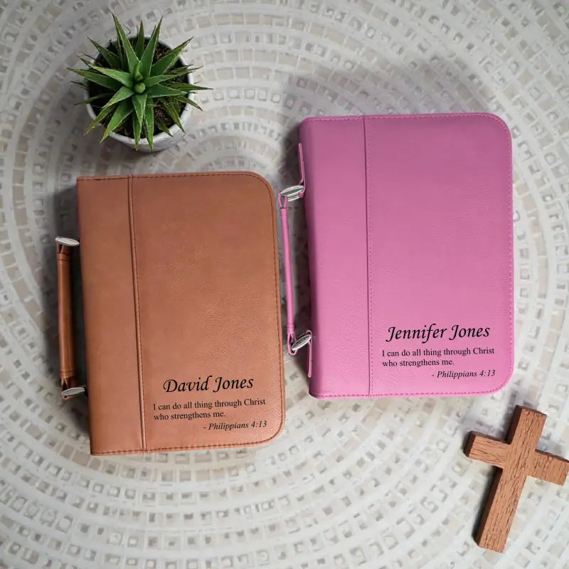 Personalized Leatherette Bible Cover