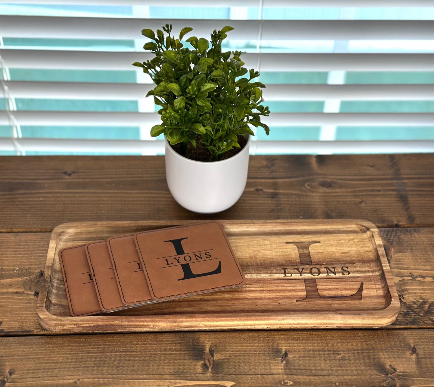 Catch-All Tray and Coaster Bundle