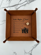 Leatherette 6x6” Dice Drinking Game