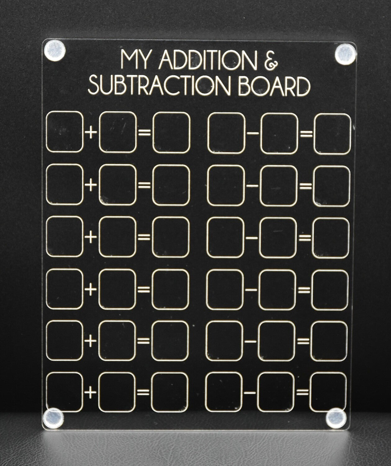 Kids Acrylic Learning Board Bundle