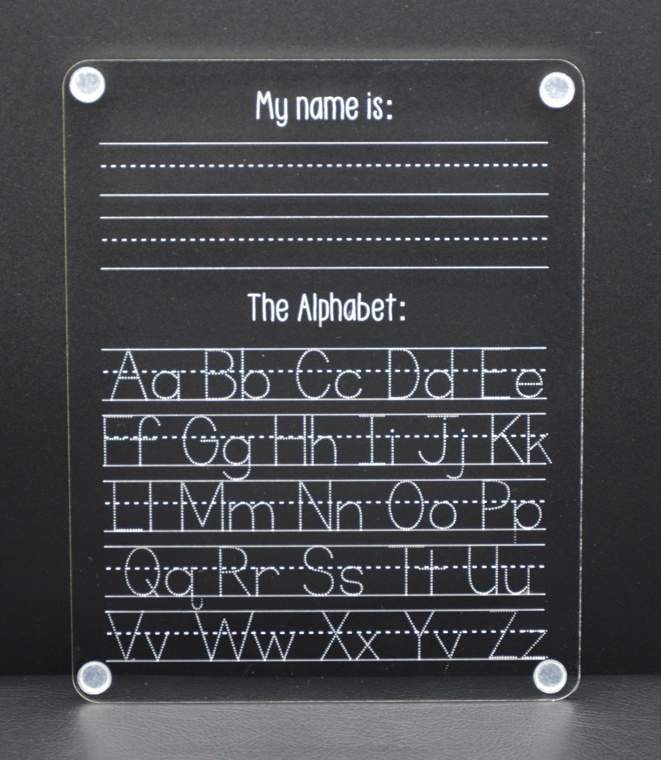 Kids Acrylic Learning Board Bundle