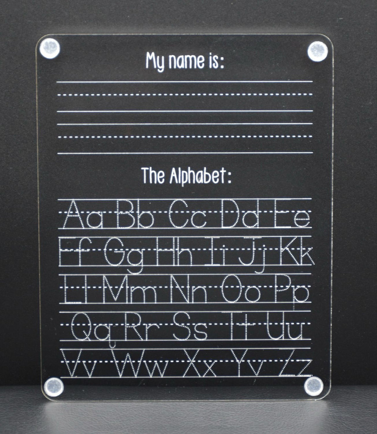 Kids Acrylic Learning Board Bundle